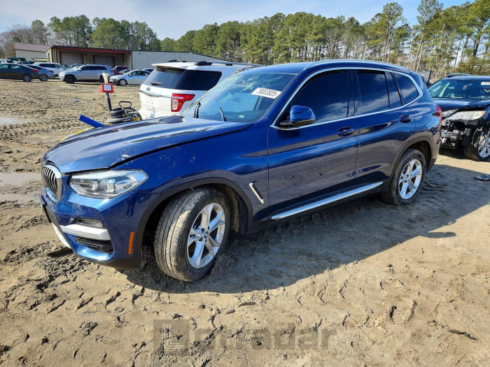 BMW X3 2021 VIN 5UXTY5C00M9E07415