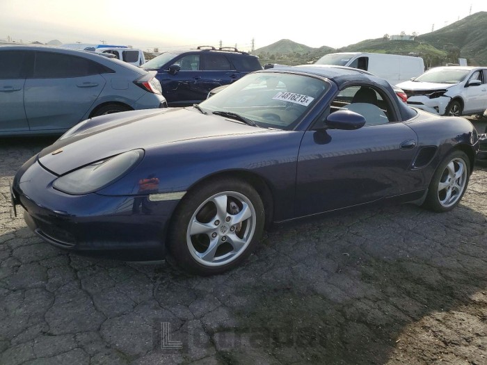 Porsche Boxster 2001 VIN WP0CA29831S620183
