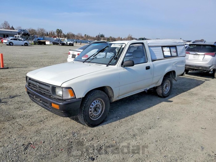 Toyota Pickup 1994 VIN JT4RN81A7R5197909