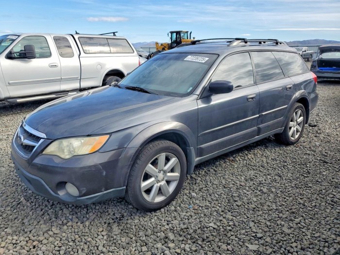 Subaru Outback 2008 VIN 4S4BP61C387311596