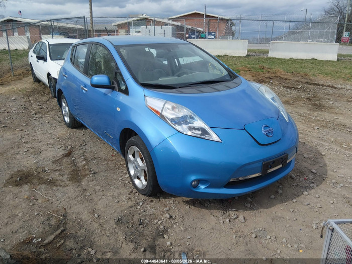 Nissan Leaf 2012 VIN JN1AZ0CP0CT021312