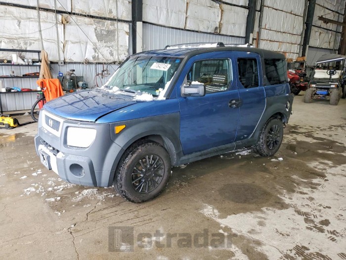 Honda Element 2006 VIN 5J6YH28366L006523