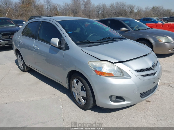 Toyota Yaris 2008 VIN JTDBT923981233716