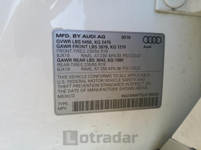 Audi Q5 2018 WA1ANAFY5J2150520