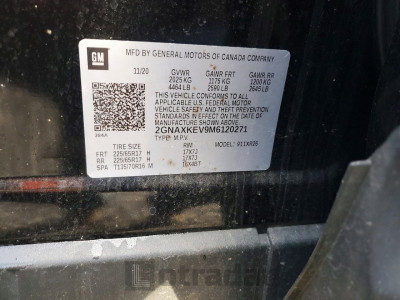 Chevrolet Equinox 2021 2GNAXKEV9M6120271