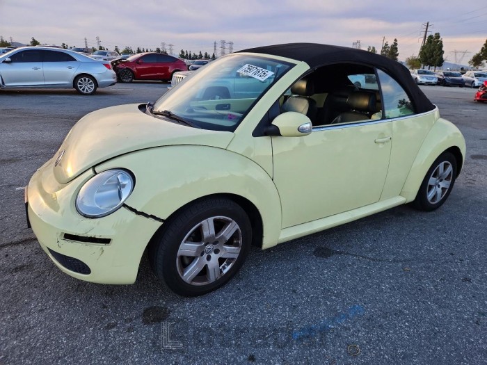 Volkswagen Beetle 2007 VIN 3VWRG31Y37M402169