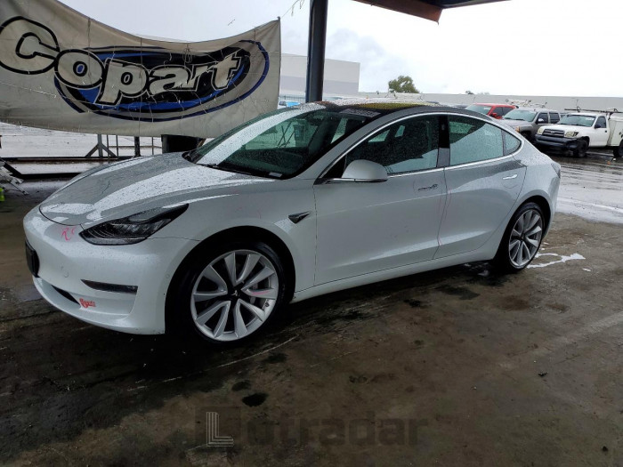 Tesla Model 3 2018 VIN 5YJ3E1EA9JF060500
