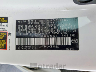 Toyota Camry 2009 4T1BB46K99U095131