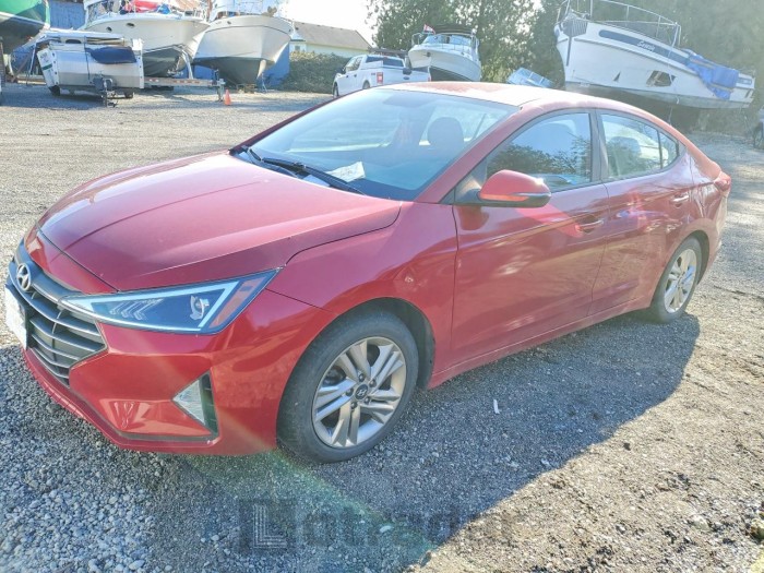 Hyundai Elantra 2019 VIN KMHD84LF3KU791102