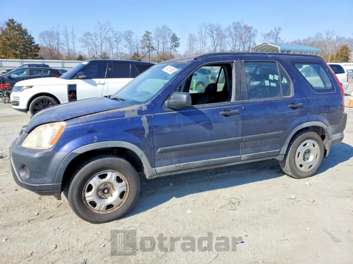 Honda Cr-v 2006 VIN JHLRD68546C002505