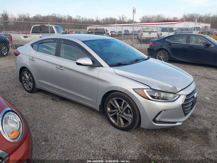 Hyundai Elantra 2018 VIN 5NPD84LF4JH293312