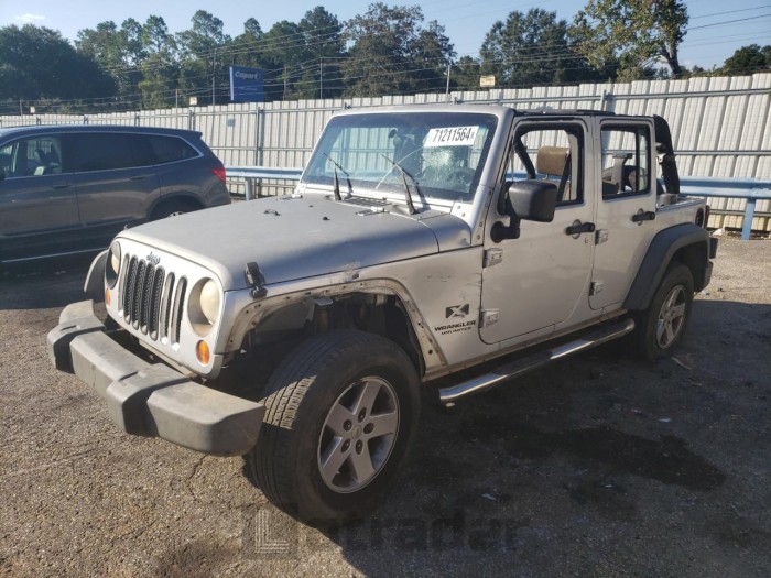 Jeep Wrangler / 2007 VIN 1J4GB39157L230528