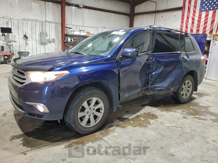 Toyota Highlander 2013 VIN 5TDBK3EH3DS199079