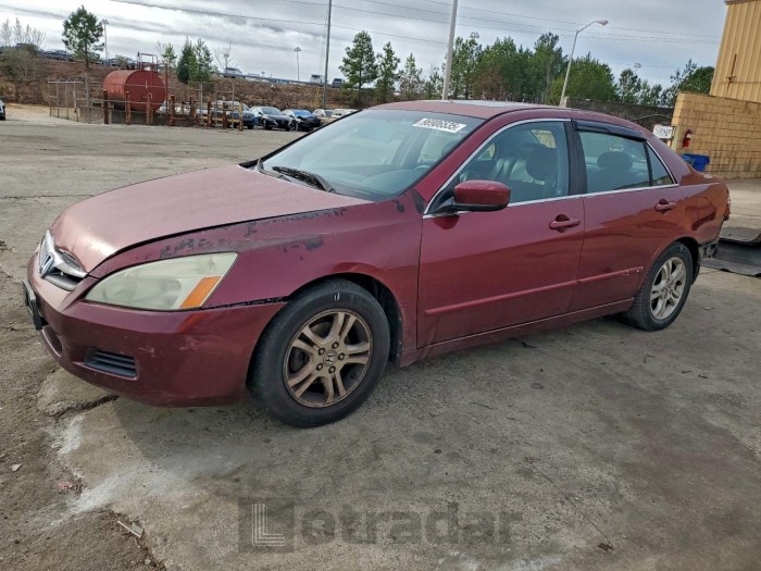 Honda Accord 2006 VIN 1HGCM56806A044371