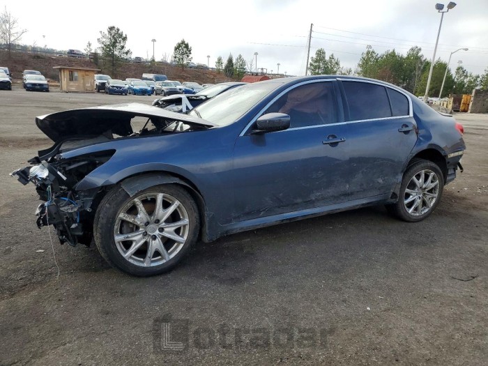Infiniti G 2011 VIN JN1CV6ARXBM402928