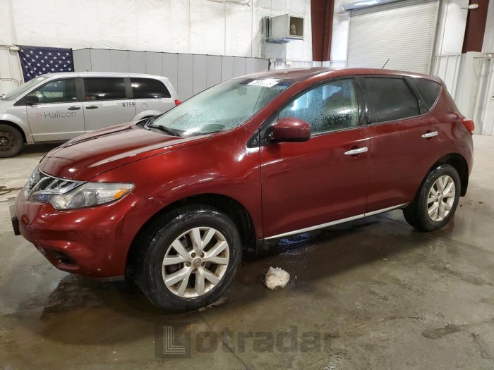 Nissan Murano 2011 VIN JN8AZ1MW7BW153722