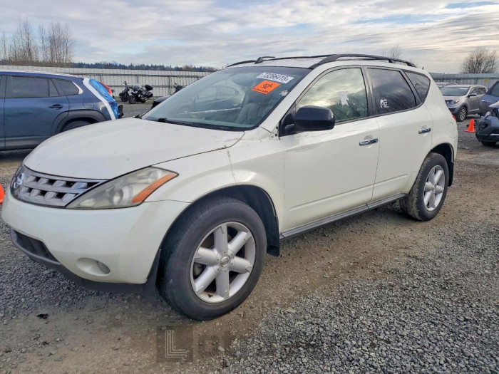  Murano 2005 VIN JN8AZ08WX5W429397