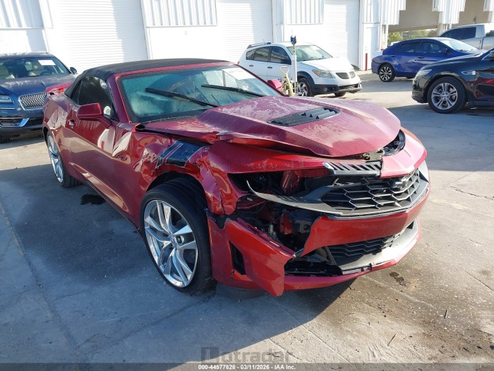 Chevrolet Camaro 2021 VIN 1G1FF3D7XM0143134