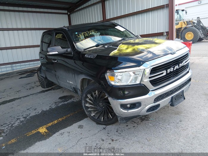 Ram 1500 2020 VIN 1C6SRFFT3LN347453