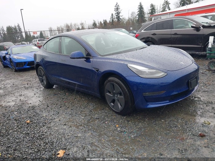 Tesla Model 3 2023 VIN 5YJ3E1EA1PF643393
