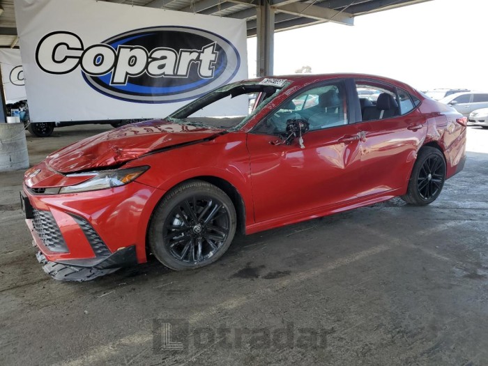 TOYOTA CAMRY 2025 VIN 4T1DAACK8SU116068
