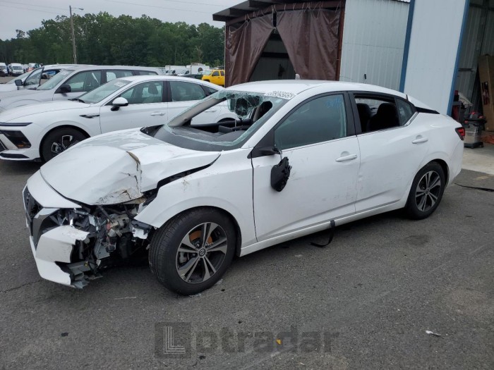 NISSAN SENTRA 2023 VIN 3N1AB8CV5PY257307
