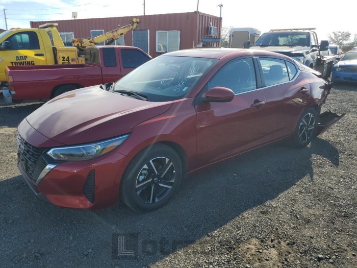 NISSAN SENTRA 2025 VIN 3N1AB8CVXSY244948