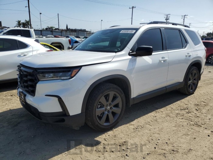 HONDA PILOT 2023 VIN 5FNYG2H30PB012041