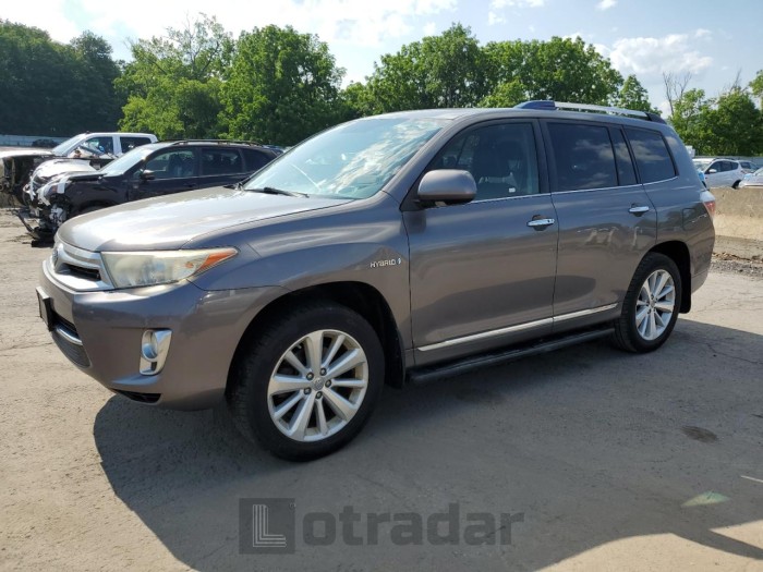 TOYOTA HIGHLANDER 2013 VIN JTEDC3EH7D2014539