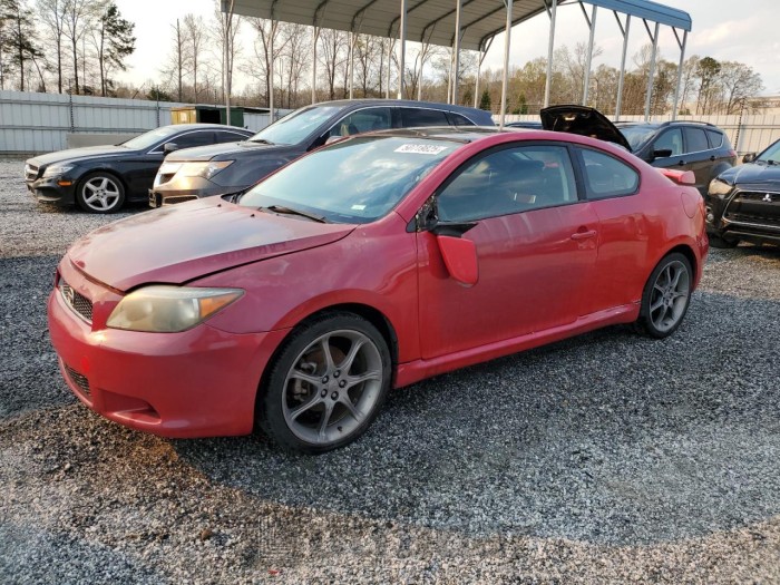 TOYOTA SCION 2005 VIN JTKDE177450049732