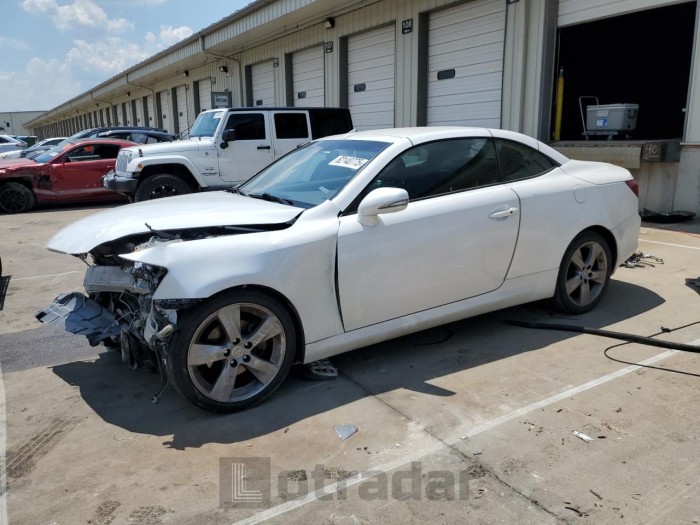 LEXUS IS 2010 VIN JTHFF2C27A2507533