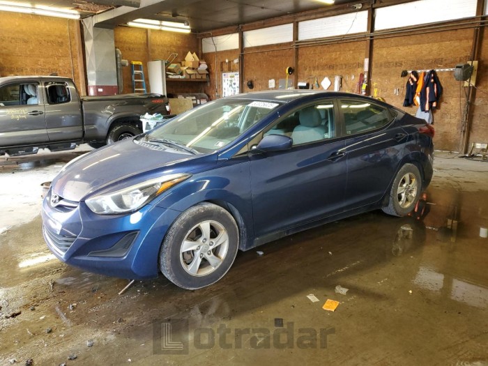 HYUNDAI ELANTRA 2015 VIN 5NPDH4AE3FH602804