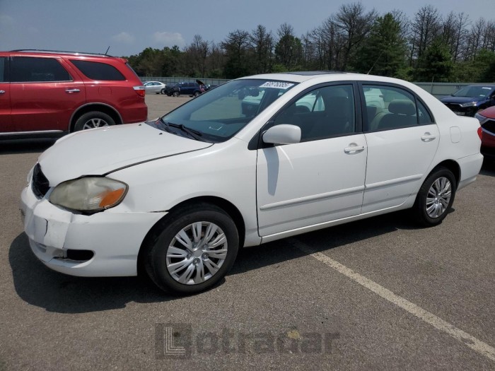 TOYOTA COROLLA 2007 VIN 2T1BR32E77C792463