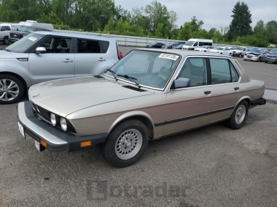 BMW 5 SERIES 1984 WBADK8304E9273609