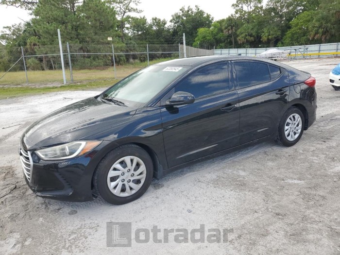 HYUNDAI ELANTRA 2017 VIN 5NPD74LF8HH090307