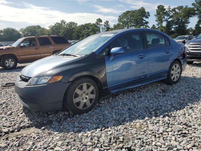 HONDA CIVIC 2008 VIN 1HGFA16568L093330