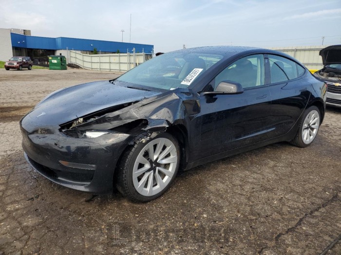 TESLA MODEL 3 2022 VIN 5YJ3E1EB2NF286750