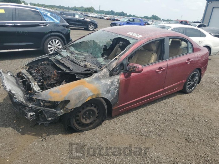 HONDA CIVIC 2009 VIN 1HGFA16539L014133