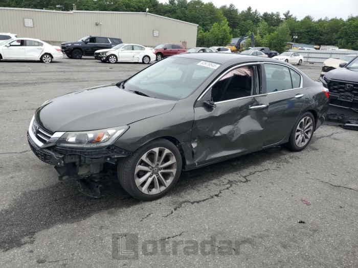 HONDA ACCORD 2013 VIN 1HGCR2F58DA086273