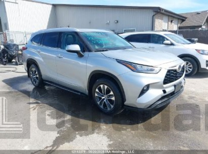 TOYOTA HIGHLANDER 2022 VIN 5TDGZRBH8NS580100