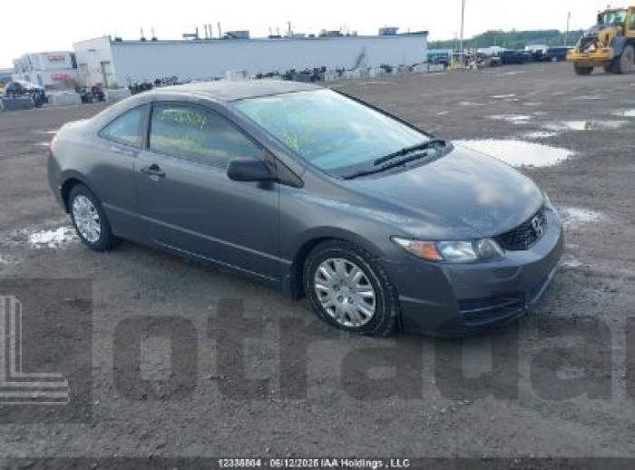 HONDA CIVIC 2009 VIN 2HGFG12239H004838