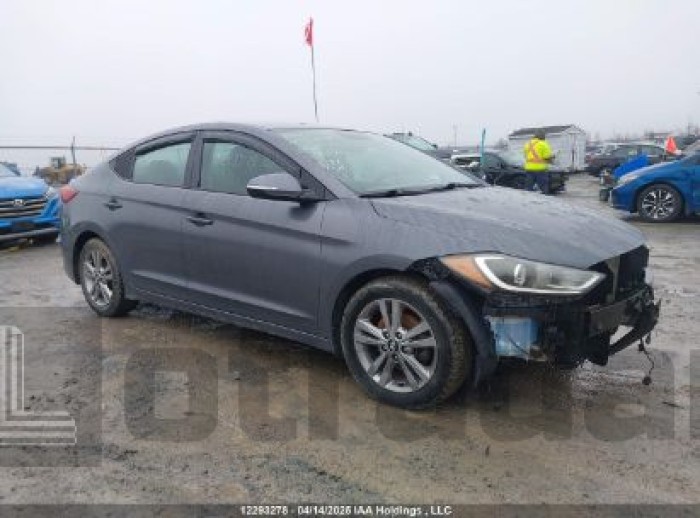 HYUNDAI ELANTRA 2017 VIN KMHD84LF4HU344206