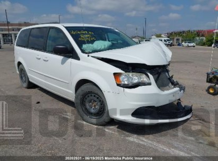 DODGE GRAND CARAVAN 2014 VIN 2C4RDGBG9ER144920