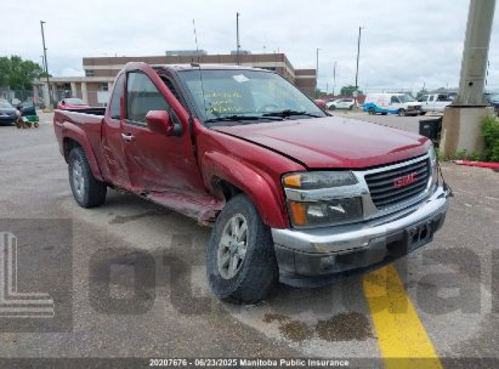 GMC CANYON SLE EXT CAB 2011 VIN 1GTJ6NFE4B8122948