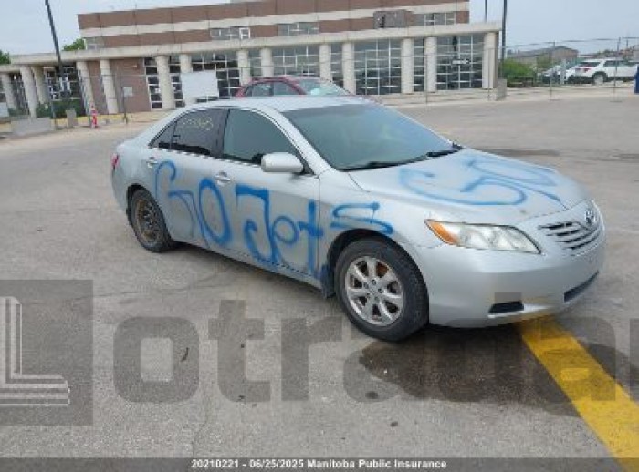TOYOTA CAMRY 2007 VIN 4T1BE46K77U128566