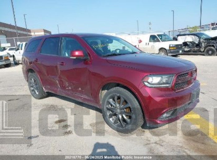 DODGE DURANGO 2017 VIN 1C4RDJDG1HC724914