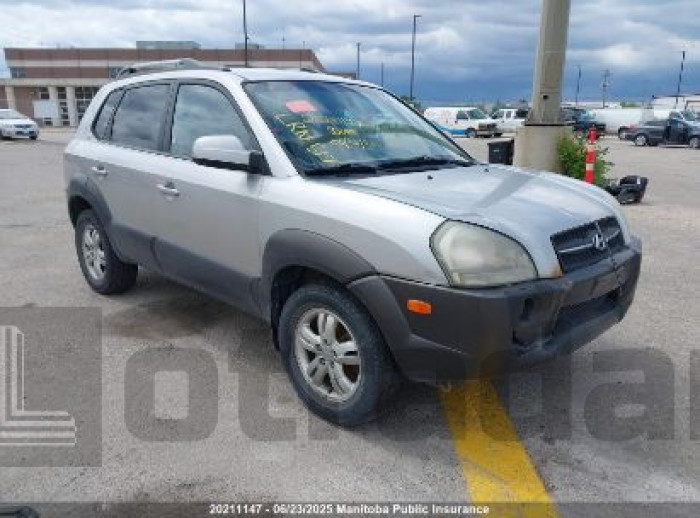 HYUNDAI TUCSON GL V6 2006 VIN KM8JM12D76U403386