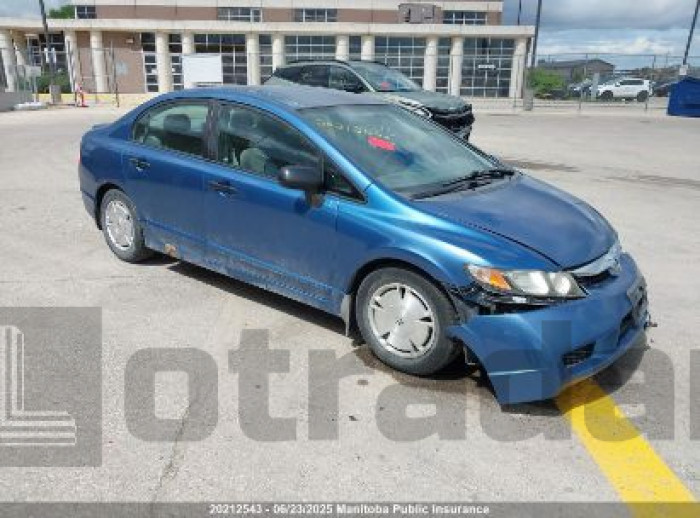 HONDA CIVIC 2009 VIN 2HGFA16429H035818