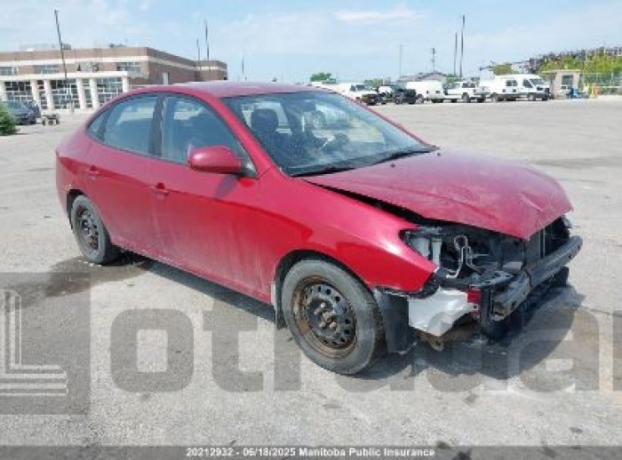 HYUNDAI ELANTRA 2009 VIN KMHDU45DX9U782480