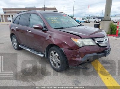ACURA MDX 2007 2HNYD28207H000105